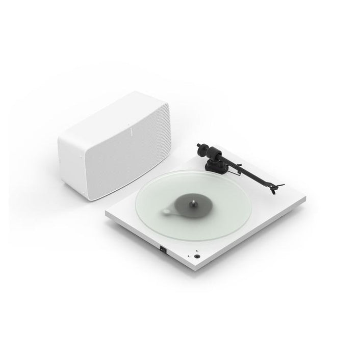 Sonos | Turntable Set - Pro-Ject T1 Phono SB + Sonos Five - White-Bax Audio Video