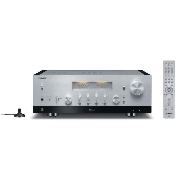 Yamaha RN2000A | Hi-Fi Stereo Network Receiver with MusicCast - 120 W + 120 W - Airplay - Silver-Bax Audio Video