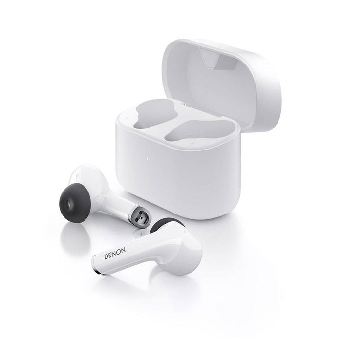 Denon AHC830NCW | Wireless headphones - In-ear - Active noise reduction - White-Bax Audio Video