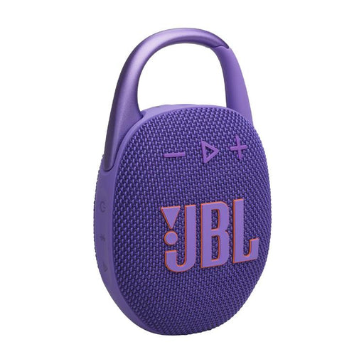 JBL Clip 5 | Portable Carabiner Speaker - Bluetooth - IP67 - Purple-Bax Audio Video