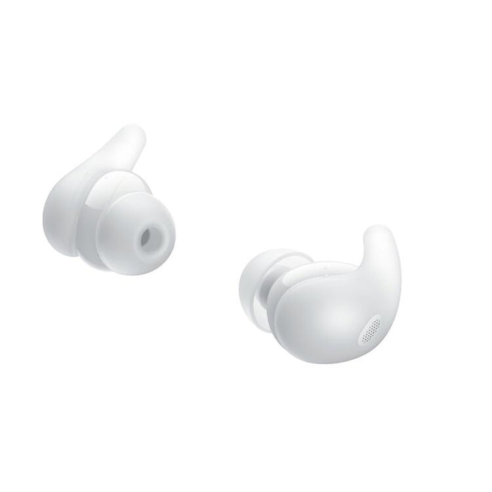 Sony LinkBuds Fit | In-Ear Headphones - 100% Wireless - Bluetooth - Microphone - Active Noise Cancellation - White-Bax Audio Video