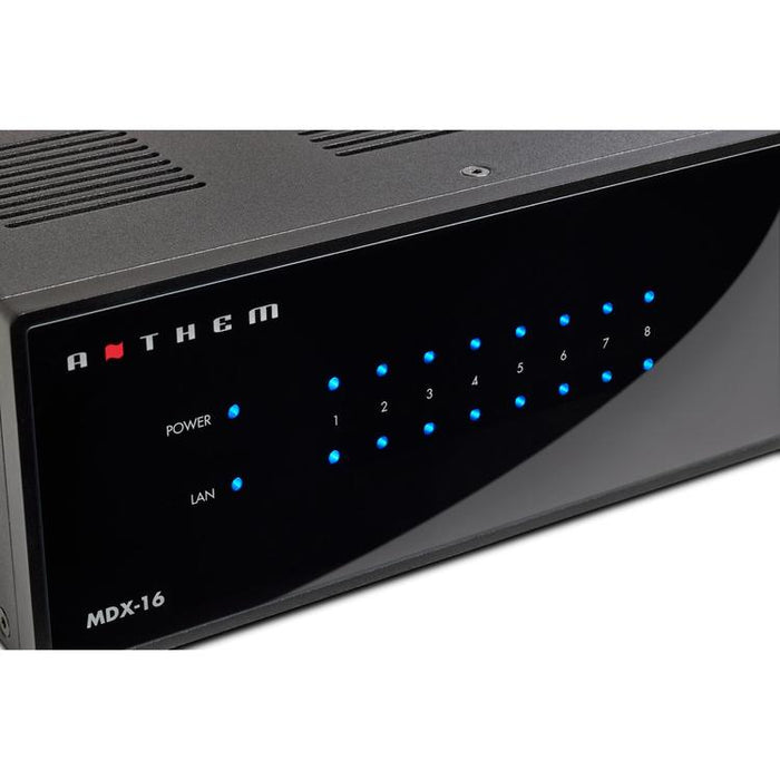 Anthem MDX16 | 16-channel amplifier 8 zones and more - Black-Bax Audio Video