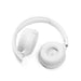 JBL Tune 510BT | On-Ear Wireless Headphones - Bluetooth 5.0 - Multipoint Connections - White - Close-up view | Bax Audio Video