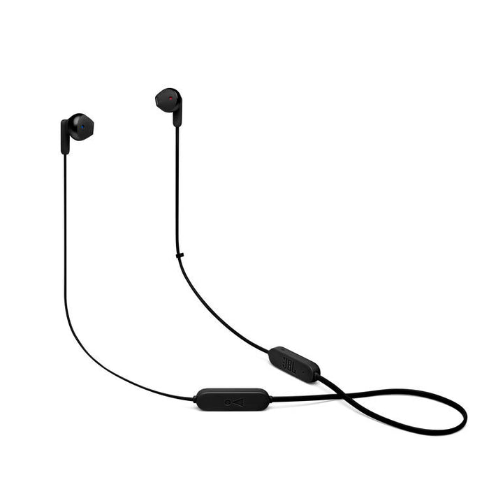 JBL Tune 215BT | In-ear wireless headphones - Bluetooth 5.0 - JBL Pure Bass sound - Multi-source connection - Black - Front view | Bax Audio Video