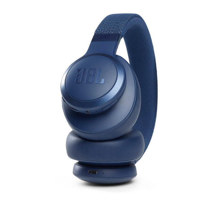 JBL Live 660NC | Over-ear wireless headphones - Bluetooth - Active noise cancellation - Multipoint connection - Blue-SONXPLUS Rockland