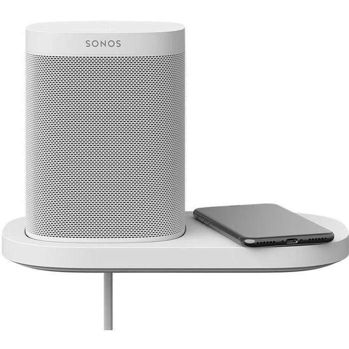 Sonos S1SHFWW1 | Shelf - For One and One SL Speaker - White - Lifestyle view | Bax Audio Video