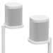 Sonos SS1FSWW1 | Floor Stand for Sonos One and One SL Speakers - White - Pair - Demonstration view | Bax Audio Video