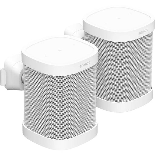 Sonos S1WMPWW1 | Wall bracket for One and One SL speakers - White - Pair - Demonstration view | Bax Audio Video