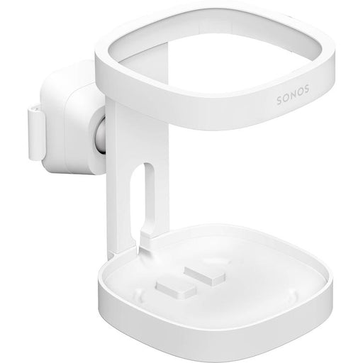 Sonos SS1WMWW1 | Wall bracket for One and One SL speakers - White - Unit - Left front view | Bax Audio Video