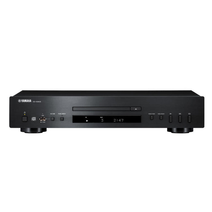 Yamaha CD-S303 | CD player - High quality - USB socket - Pure Direct - Intelligent Digital Servo - Black-Sonxplus Rockland