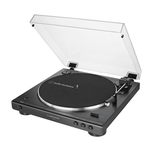 Audio Technica AT-LP60XBTBK | Stereo Turntable - Wireless - Bluetooth - Belt Drive - Fully Automatic - Black-Bax Audio Video