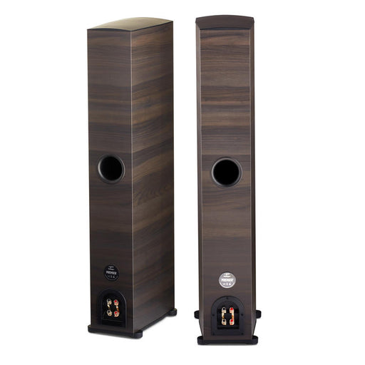 Paradigm Premier 800F | Tower Speakers - Espresso MK.2 - Pair - Back view diagonal right | Bax Audio Video