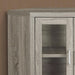 Monarch Specialties I 2701 | TV stand - 42" - Corner - Glass doors - Dark Taupe-SONXPLUS Rockland