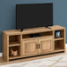 Monarch Specialties I 2744 | TV stand - 60" - Imitation wood - Golden pine-SONXPLUS Rockland