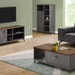 Monarch Specialties I 2830 | TV stand - 48" - Imitation wood - Medium brown - Grey concrete imitation-SONXPLUS Rockland
