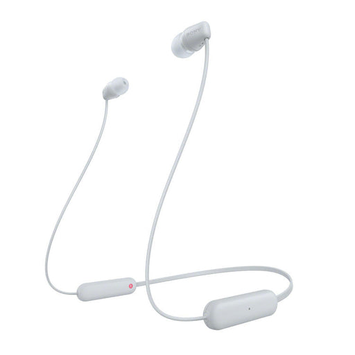 Sony WI-C100 | In-Ear Headphones - Wireless - Bluetooth - Around the neck - Microphone - IPX4 - White-Sonxplus Rockland