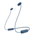 Sony WI-C100 | In-Ear Headset - Wireless - Bluetooth - Around the neck - Microphone - IPX4 - Blue-Bax Audio Video