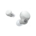 Sony WFLS900N | In-Ear Headphones - LinkBuds - 100% Wireless - Bluetooth - Microphone - Active noise cancelling - White-Bax Audio Video