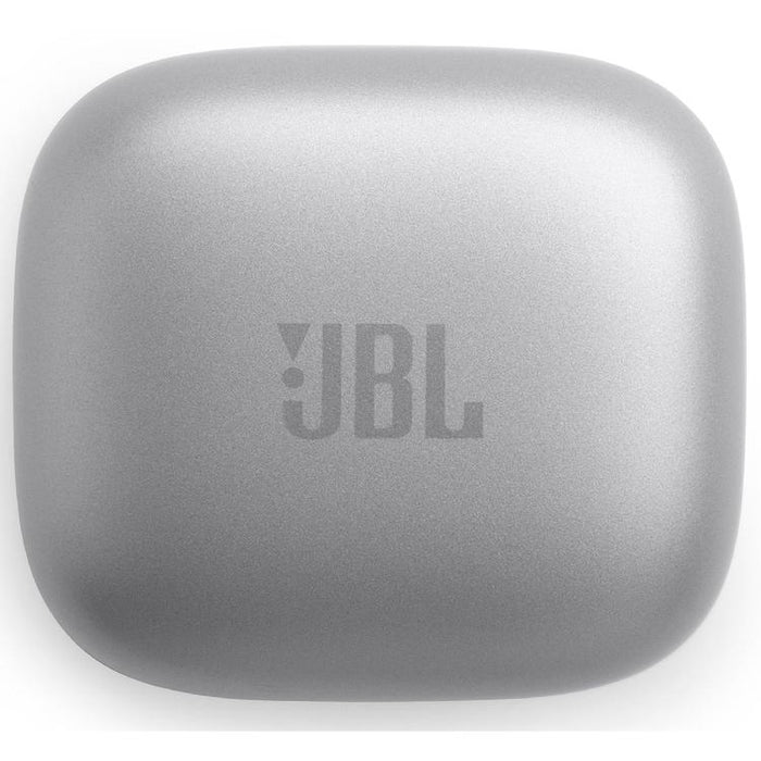 JBL Live Free 2 | In-Ear Headphones - 100% Wireless - Bluetooth - Smart Ambient - Microphones - Silver-Bax Audio Video
