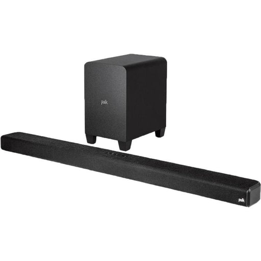 Polk Signa S4 | Dolby Atmos Certified 3.1.2 Sound Bar - With Wireless Subwoofer - Bluetooth - Home Theater Experience - Voice Adjust - Black-Bax Audio Video