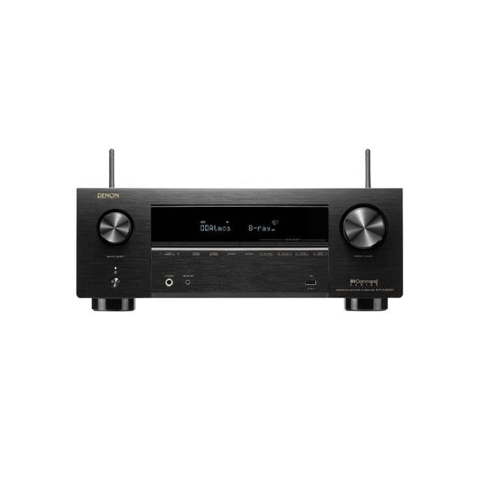 Denon AVR-X2800H | AV Receiver - 7.2 Channel Amplifier - Home Theatre - 8K - HEOS - Black-Sonxplus Rockland