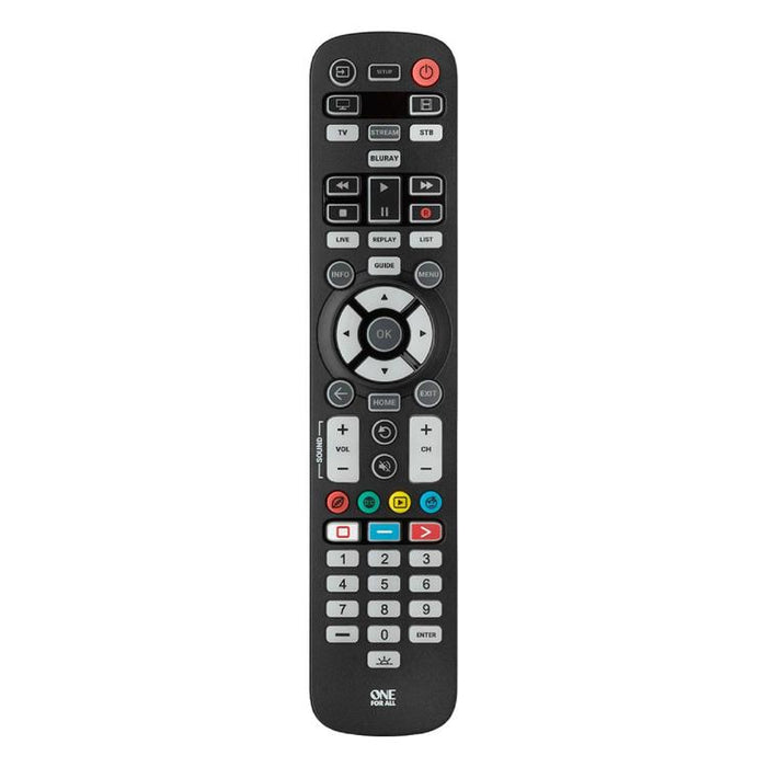 One for All URC3640R | Universal TV Remote Control - Essential Series - For 4 devices-Sonxplus Rockland