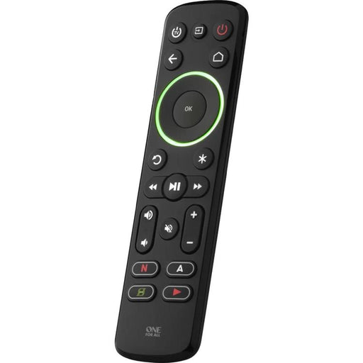 One for All URC7935R | Smart Universal Remote Control for TV, Streaming Device and Sound Bar - Smart Series - Black-SONXPLUS Rockland