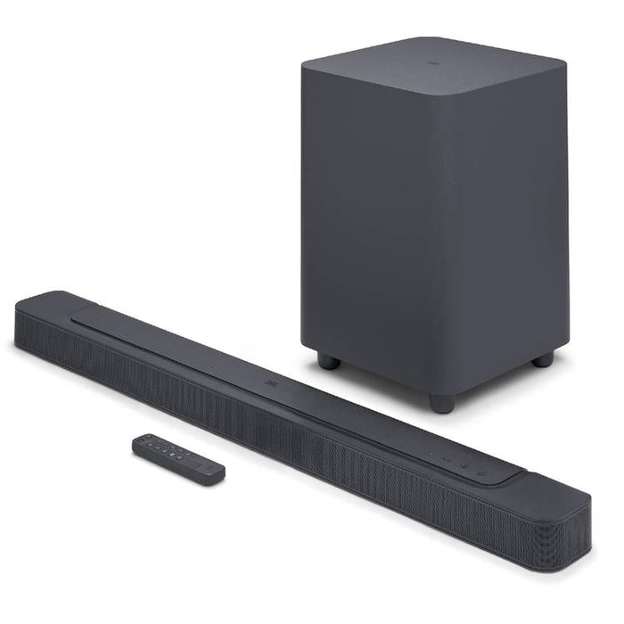 JBL Bar 500 Pro | Compact 5.1 Sound Bar - With Wireless Subwoofer - Dolby Atmos - MultiBeam - Bluetooth - Integrated Wi-Fi - 590W - Black-SONXPLUS Rockland