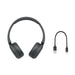 Sony WH-CH520 | On-Ear Headphones - Wireless - Bluetooth - Up to 50 hours battery life - Black-SONXPLUS Rockland