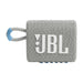 JBL Go 3 Eco | Mini Speaker - Ultra-portable - Bluetooth - IP67 - White-SONXPLUS Rockland