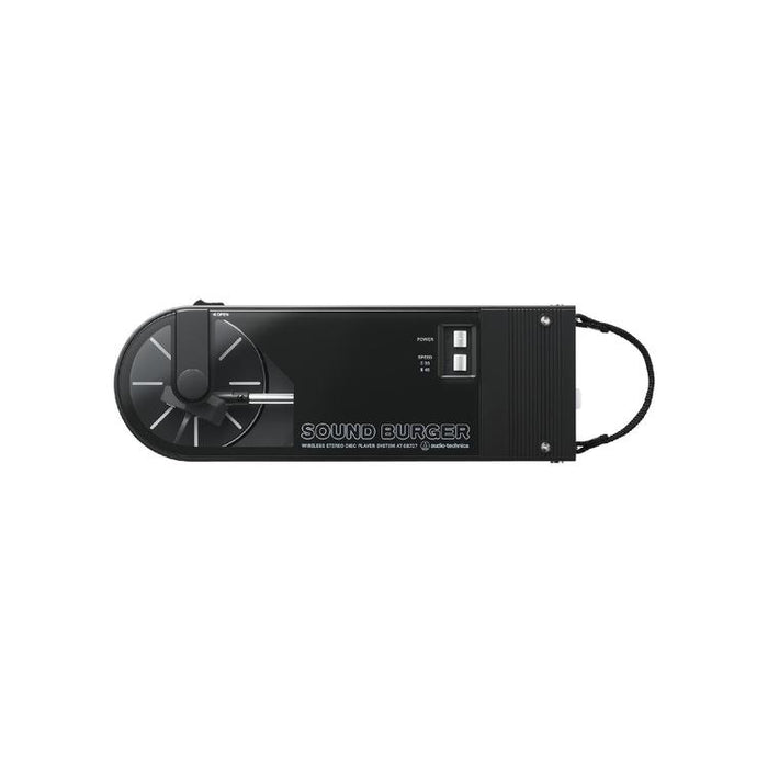 Audio Technica AT-SB727-BK | SoundBurger Portable Turntable - 12-hour Battery - Black-Bax Audio Video