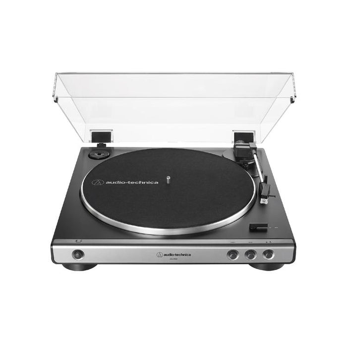Audio Technica AT-LP60X-GM | Stereo Turntable - Belt Drive - Fully Automatic - Gun Metal-Bax Audio Video