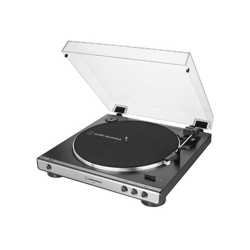 Audio Technica AT-LP60X-GM | Stereo Turntable - Belt Drive - Fully Automatic - Gun Metal-Bax Audio Video