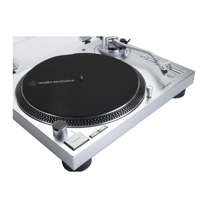 Audio Technica AT-LP120XUSB-SV | Turntable - Direct Drive - Analogue & USB - Silver-Bax Audio Video
