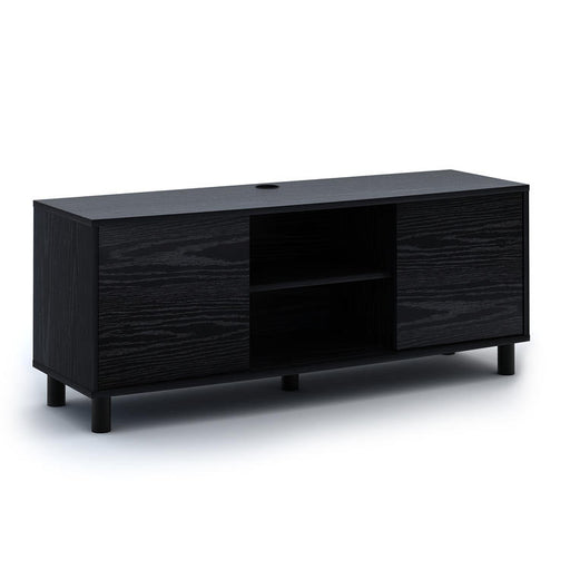 Sonora S20V55N | Television stand - 55" wide - 2 cabinets - Black-Bax Audio Video