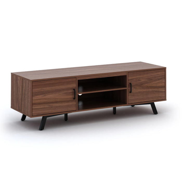 Sonora S40V65MB | TV cabinet - 2 Cabinets - 65" wide - Medium Brown-Bax Audio Video