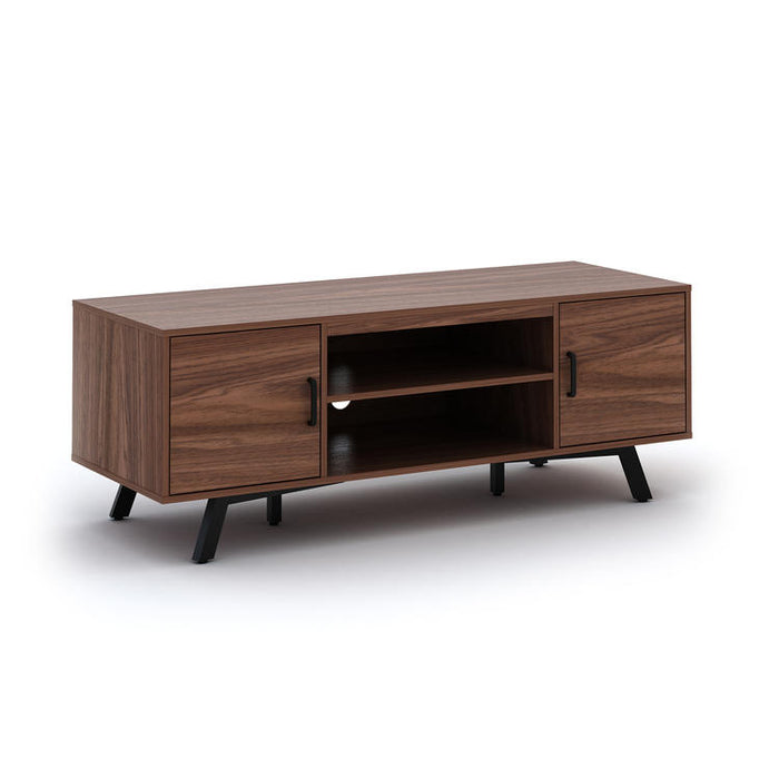 Sonora S40V55MB | Television stand - 2 cabinets - 55" wide - Medium brown-Bax Audio Video
