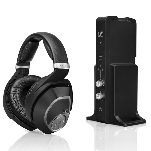 Sennheiser RS 195 | Wireless over-the-ear headphones - Black-Bax Audio Video