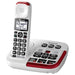 Panasonic KX-TGM490S | Amplified (3X) cordless telephone - Digital answering machine - Silver-Sonxplus Rockland