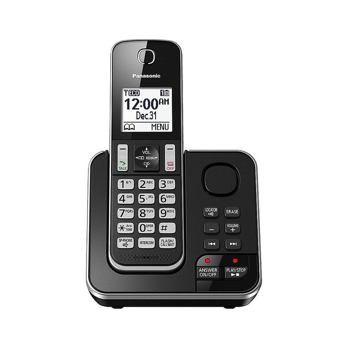 Panasonic KX-TGD390B | Cordless phone - 1 handset - Recorder - Black-Bax Audio Video