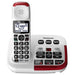 Panasonic KX-TGM470W | Amplified (2X) cordless telephone - Digital answering machine - White-Sonxplus Rockland