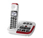 Panasonic KX-TGM470W | Amplified (2X) cordless telephone - Digital answering machine - White-Bax Audio Video