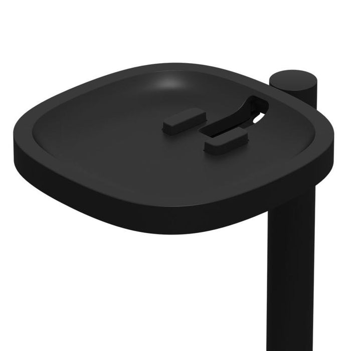 Sonos SS1FSWW1BLK | Floor stand for Sonos One and One SL Speakers - Black - Pair - Close-up view | Bax Audio Video