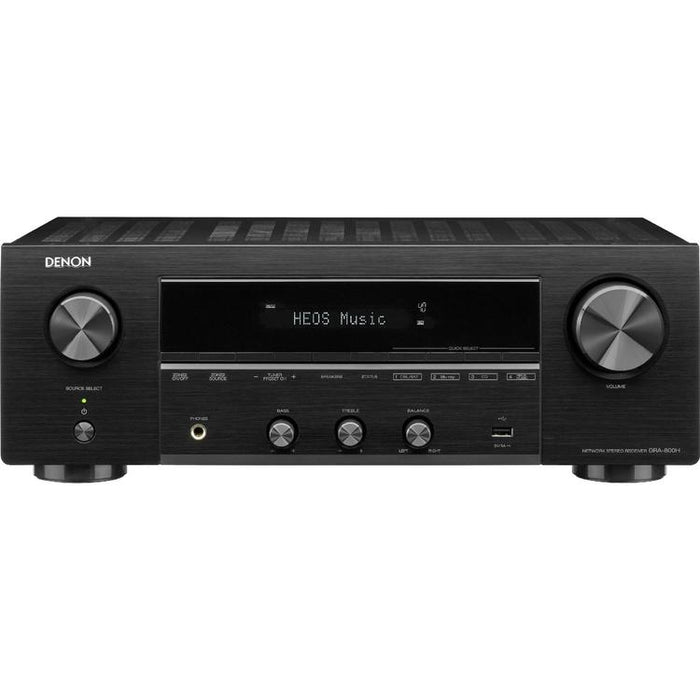 Denon DRA800H | 2.1 ch Stereo AV receiver - AM/FM - HEOS - 100 W / Ch. - Black-Bax Audio Video