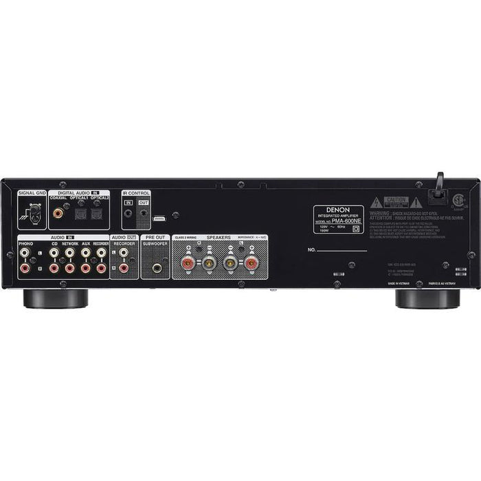 Denon PMA-600NE | Built-in 2 ch. Amplifier - 70 W / Ch. - Bluetooth charging socket - Black-Bax Audio Video