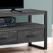 Monarch Specialties I 2823 | TV stand - 60" - 3 Drawers - Imitation Wood - Black-Bax Audio Video