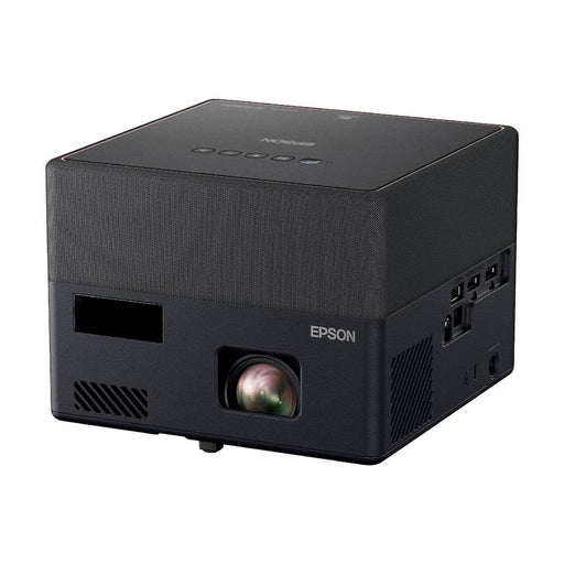 Epson EpiqVision Mini EF12 | Portable Laser Projector - Wi-fi - 3LCD - 150in Screen - 16: 9 - 4K - HDR FHD - Audiophile sound - Android TV - Black-Bax Audio Video